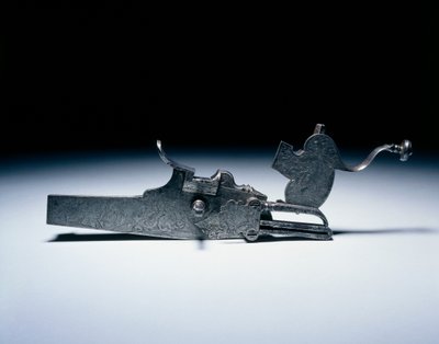 एक शिकार राइफल से व्हील-लॉक, c.1720-40 (स्टील) द्वारा जर्मन स्कूल