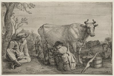 द मिल्कमेड, 1643। द्वारा गेरिट क्लेज़। ब्लेकर