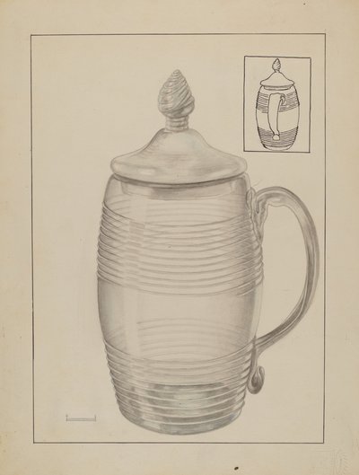 ढका हुआ मग, सी। 1936. द्वारा गर्ट्रूड लेम्बर्ग