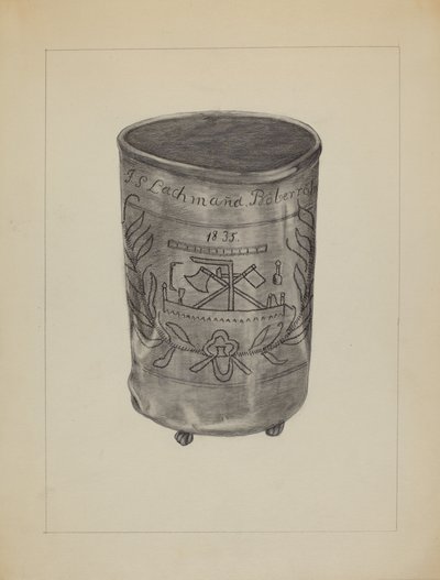 पारितोषिक बीकर, सी. 1936. द्वारा गर्ट्रूड लेम्बर्ग