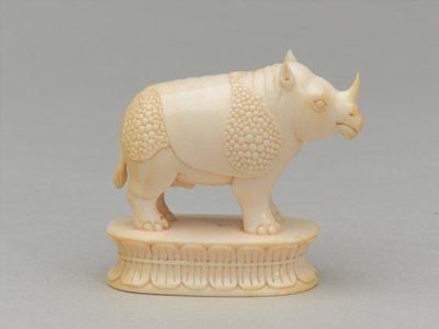 सफेद बिशप, शतरंज का टुकड़ा, भारत, 1820 लगभग द्वारा गेस्केल सलोमन