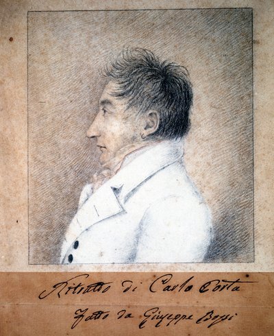 जी. बस्सी द्वारा कार्लो पोर्टा का पोर्ट्रेट (1775 - 1821)। द्वारा ग्याम्बतिस्ता बस्सी