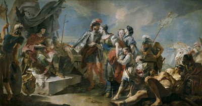 1717 में सम्राट ऑरेलियन से पहले रानी ज़ेनोबिया द्वारा जियोवानी डोमेनिको टाईपोलो