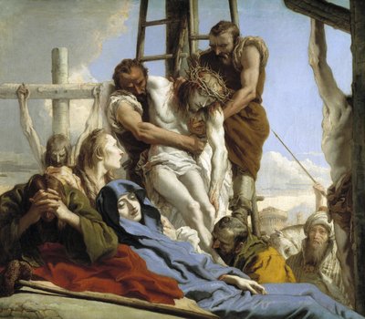 क्रॉस से अवरोह, 1772 द्वारा जियोवानी डोमेनिको टाईपोलो