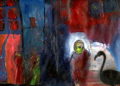 ब्लैक फ्लेमिंगो, 2016, द्वारा गिगी सडबरी