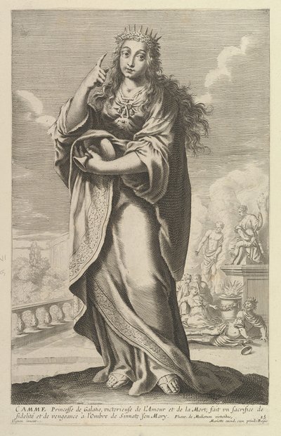 कैम्मे, 1647. निर्माता: गाइल्स रूसेलेट, अब्राहम बोस। द्वारा गाइल्स रूसेलेट और अब्राहम बॉसे