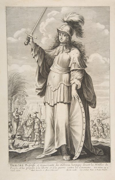 दबोरा, 1647. निर्माता: गाइल्स रूसेलेट, अब्राहम बोस। द्वारा गाइल्स रूसेलेट और अब्राहम बॉसे