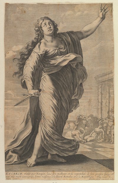 Lucrezia, 1647. निर्माता: गाइल्स रूसेलेट, अब्राहम बोस। द्वारा गाइल्स रूसेलेट और अब्राहम बॉसे