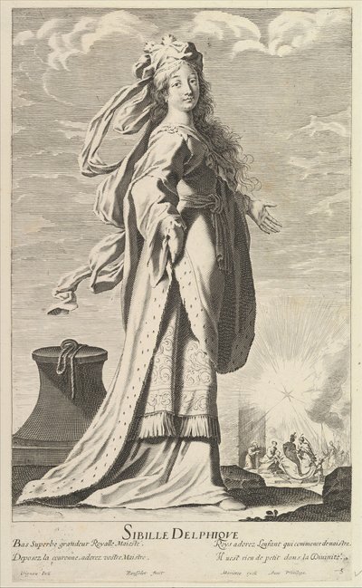 डेल्फ़िक सिबिल, सीए। 1635. निर्माता: गाइल्स रूसेलेट, अब्राहम बोस। द्वारा गाइल्स रूसेलेट और अब्राहम बॉसे