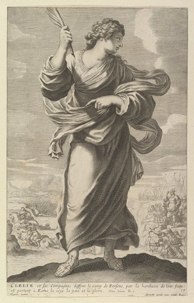 क्लेली, 1647. निर्माता: गाइल्स रूसेलेट, अब्राहम बोस। द्वारा गाइल्स रूसेलेट