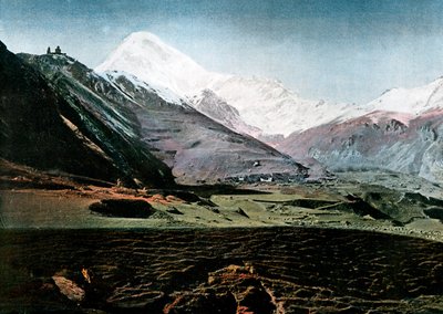माउंट काज़बेक, काकेशस, सी 1890 द्वारा Gillot