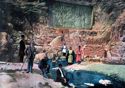 फारस और उनके बच्चों के शाह, c1890। द्वारा Gillot