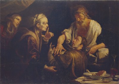 इसहाक आशीर्वाद याकूब, 1640। द्वारा गियाओचिनो एसेरिटो