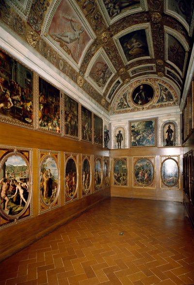 Studiolo de Francesco I de Medici . का दृश्य द्वारा जियोर्जियो (और कार्यशाला) वसारी