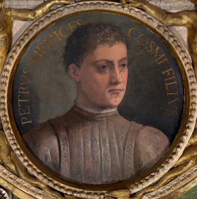 पिएरो डी कोसिमो डी मेडिसी को गाउटी कहा जाता है, 1556-1558 द्वारा जियोर्जियो वासरी