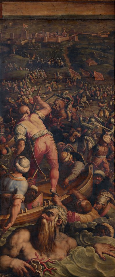 1563-1565 को पाइम्बिनो में तुर्क का मार्ग द्वारा जियोर्जियो वासरी