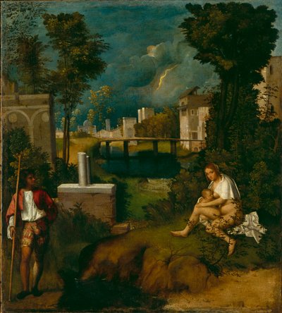 टेम्पेस्ट, c.1508 द्वारा Giorgione da Castelfranco