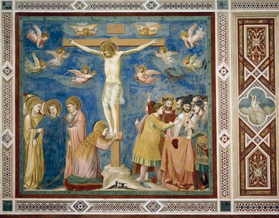 क्रूसीफिकेशन, विस्तार से जीवन और मसीह का जुनून, Giotto . द्वारा द्वारा गियोटो (c.1266 1337)