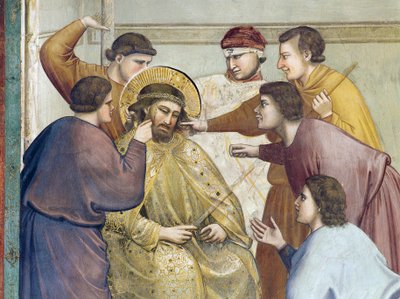 क्राइस्ट का ध्वजवाहक, जीवन से विस्तार और मसीह का जुनून, Giotto . द्वारा द्वारा गियोटो (c.1266 1337)