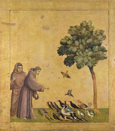 सेंट फ्रांसिस ऑफ असीसी (पक्षियों का तेल) द्वारा Giotto (c.1266 1337)