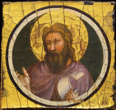सेंट जॉन द बैपटिस्ट द्वारा Giotto di Bondone (1266-1377)। पैनल पर तापमान, सीए 1320, एंटे कासा डि रिस्पार्मियो, फ्लोरेंस द्वारा गियोटो (c.1266 1337)