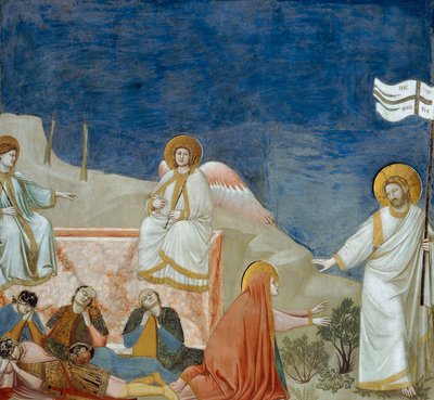 क्राइस्ट का पुनरुत्थान, जीवन से विस्तार और मसीह का जुनून, Giotto . द्वारा द्वारा गियोटो (c.1266 1337)