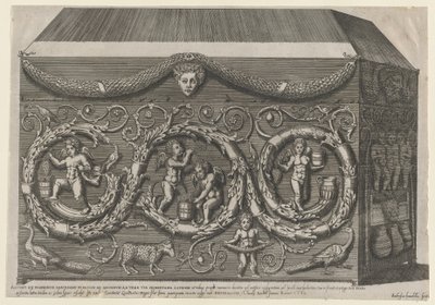 रोमन भव्यता का दर्पण: अरबी के साथ सजाया गया सरकोफैगस, 1582., 1582। द्वारा जियोवानी एम्ब्रोगियो ब्रैम्बिला