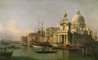 डोगाना और सांता मारिया डेला सैल्यूट का एक दृश्य द्वारा Giovanni Antonio Canal