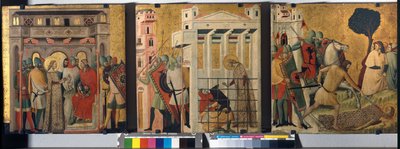 संत कोलंबा की कहानियां, 1345-50 द्वारा जियोवन्नी बैरंजियो दा रिमिनी