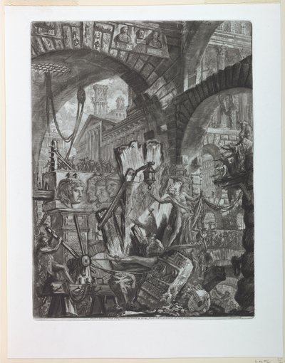 कार्सेरी सीरीज प्लेट II द्वारा Giovanni Battista Piranesi