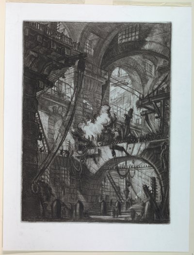 कार्सेरी श्रृंखला, प्लेट VI द्वारा Giovanni-Battista Piranesi