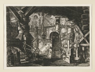 कार्सेरी, XVI: जंजीरों वाला घाट द्वारा Giovanni-Battista Piranesi
