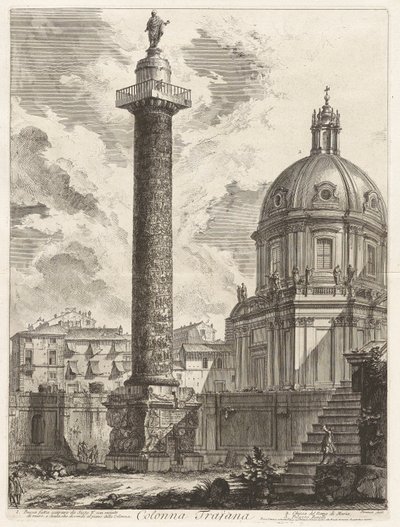 ट्राजन का स्तंभ (ट्राजन) द्वारा Giovanni-Battista Piranesi