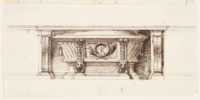 वेदी मेन्सा के लिए डिजाइन द्वारा Giovanni-Battista Piranesi