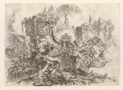 नीरो का मकबरा, ग्रोटेस्क से द्वारा Giovanni-Battista Piranesi