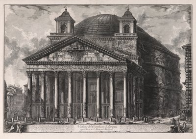 पैंथियन का दृश्य d द्वारा Giovanni-Battista Piranesi