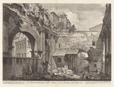 आंतरिक दृश्य द्वारा Giovanni-Battista Piranesi