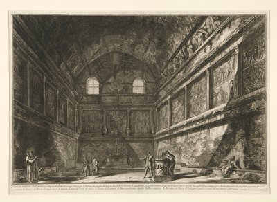 आंतरिक दृश्य द्वारा Giovanni-Battista Piranesi