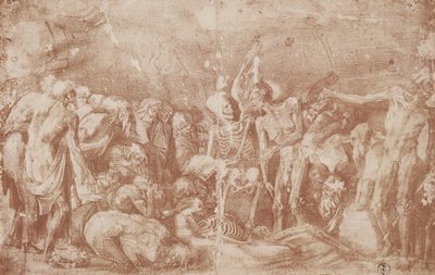 जीवित और मृतकों का अध्ययन द्वारा Giovanni Battista Rosso Fiorentino