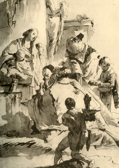 मागी का आराधना, c1745, 1928 द्वारा जियोवन्ती बतिस्ता टाईपोलो
