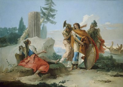 रिनाल्डो द्वारा छोड़ी गई आर्मिडा, 1742-45 द्वारा जियोवन्ती बतिस्ता टाईपोलो
