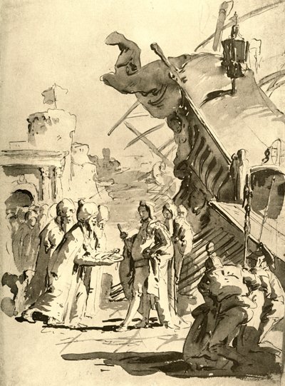 टाउन ऑफ़ कैपिटुलेशन, 18 वीं सदी के मध्य, 1928 द्वारा जियोवन्ती बतिस्ता टाईपोलो