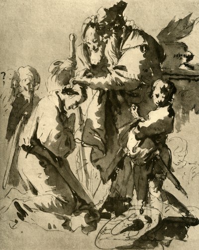 एक युवा सैनिक का समर्पण, 1735-1740, 1928 द्वारा जियोवन्ती बतिस्ता टाईपोलो