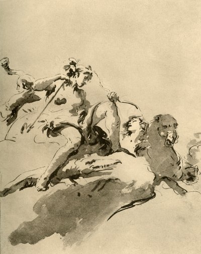 डायना, 18 वीं सदी के मध्य, 1928 द्वारा जियोवन्ती बतिस्ता टाईपोलो