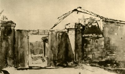 18 वीं सदी के मध्य में एक फार्महाउस में प्रवेश, 1928 द्वारा जियोवन्ती बतिस्ता टाईपोलो