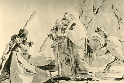 1752, 1928 से पहले मिस्र में उड़ान द्वारा जियोवन्ती बतिस्ता टाईपोलो