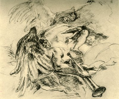 एन्जिल्स का समूह, c1754, 1928 द्वारा जियोवन्ती बतिस्ता टाईपोलो