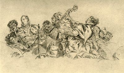 संगीतकार, 1752, 1928 द्वारा जियोवन्ती बतिस्ता टाईपोलो