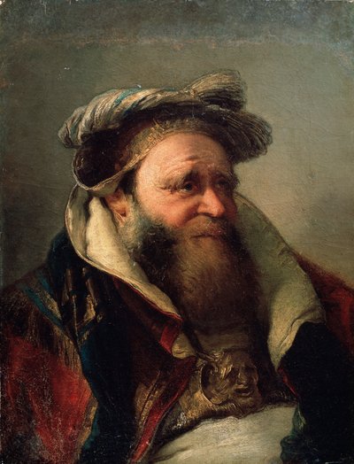 एक बूढ़े आदमी का पोर्ट्रेट, 1750-1770। द्वारा जियोवन्ती बतिस्ता टाईपोलो