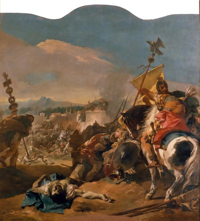 कार्थेज पर कब्जा, 1725-29। द्वारा जियोवन्ती बतिस्ता टाईपोलो